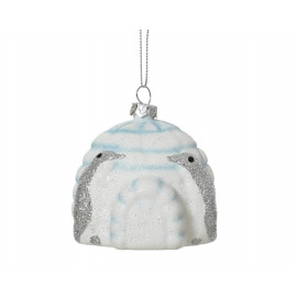 Iglu dísz 8 cm