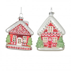 Üvegdísz "Mézeskalács ház"...