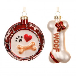 Üvegdísz "Házi kedvenc"