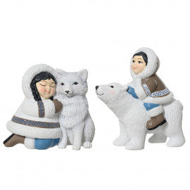 Eszkimó figura 12 cm