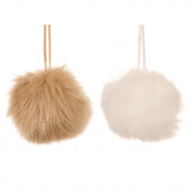 Szőrme gömb 8 cm