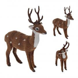 Szarvas figura barna 26.5 cm