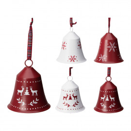 Fém harang dísz 15 cm