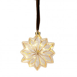 Világító csillag szalagon