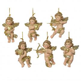 Dísz "Puttó angyal" 8 cm