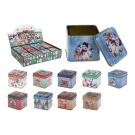 Karácsonyi fém doboz