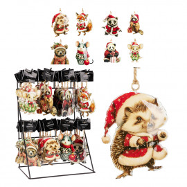 Fém állatos dísz 10 cm