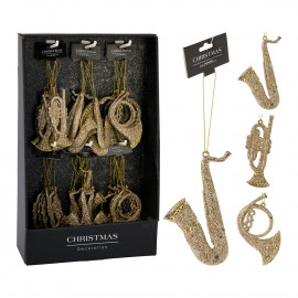 Dísz "Hangszer" 12 cm