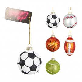 Üvegdísz "Labda" 6 cm