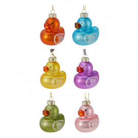 Üvegdísz "Gumikacsa"