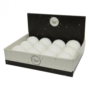 Hógolyó dísz műanyag