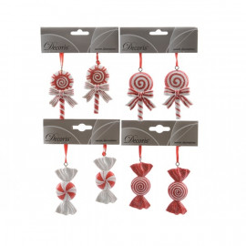 Függeszthető polirezin cukorka dísz